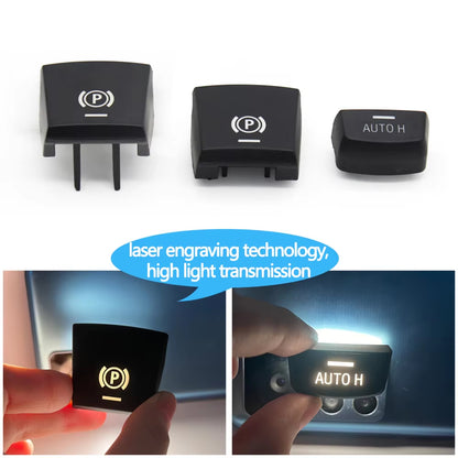 Car Handbrake Parking Brake P Button AUTO Switch Cover For BMW M5 F01 F02 F07 F10 F11 F12 F15 F16 F25 F26 61312822518