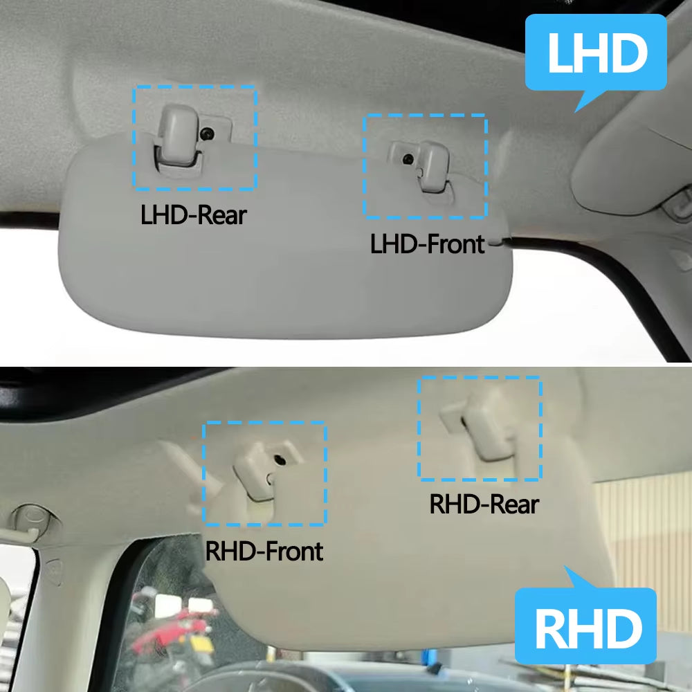 Car Roof Side Sun Visor Fixing Buckle Retainer Hook Fastener Clip Holder Bracket For BMW Mini Cooper R55 R56 R60 2007-2014