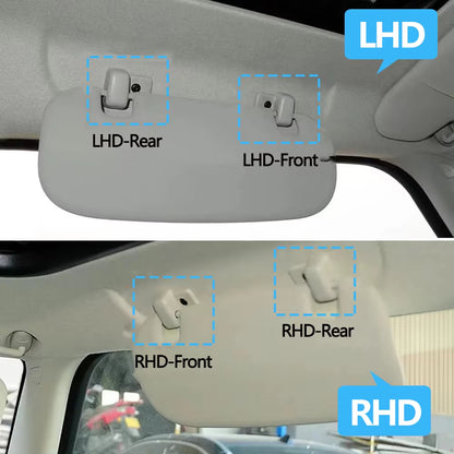 Car Roof Side Sun Visor Fixing Buckle Retainer Hook Fastener Clip Holder Bracket For BMW Mini Cooper R55 R56 R60 2007-2014