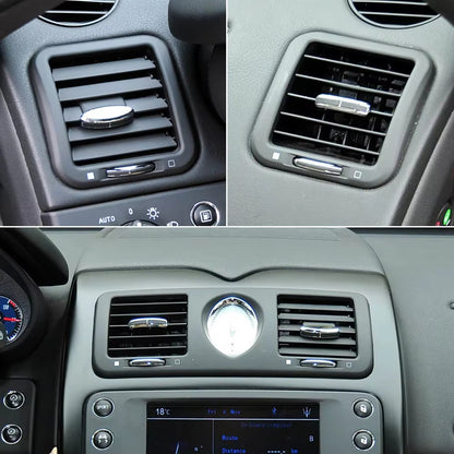 Car Front Rear Center Dashboard Left Right Middle AC Vent Air Vent Panel Cover For Maserati Quattroporte M139 2004-2012