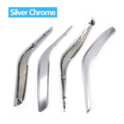 2PCS Set Car Left Right Interior Door Armrest Pull Handle Outer Cover Trim For BMW X1 E84 2010-2016