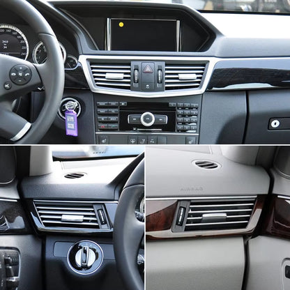 Car Front Dashboard Left Right Central Heater Air Vent Grille Repair Kit For Mercedes Benz Sedan W212 2009 2010 2011 2012 2013
