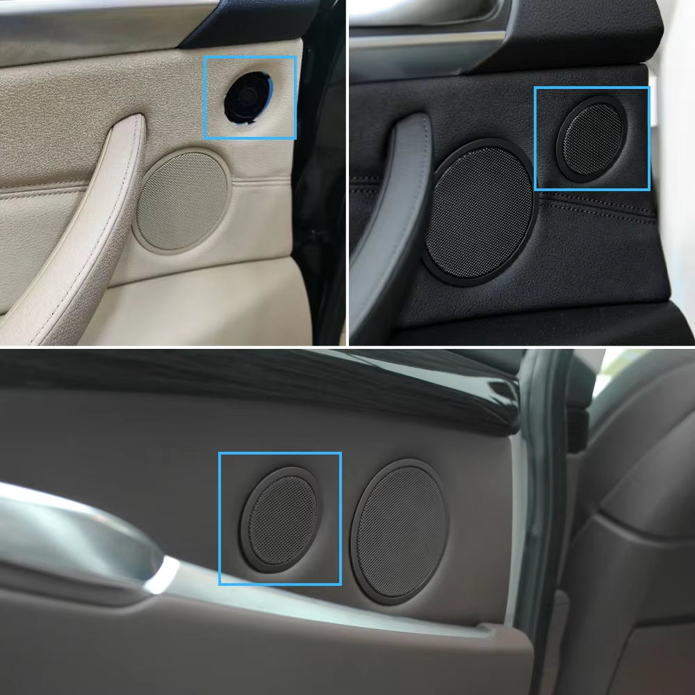 Interior Rear Door Tweeter Loud Speaker Cover Replacement For BMW X5 X6 E70 E71 E72 2007-2013 5 GT F07 2010-2017