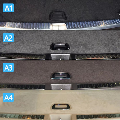 Car Rear Trunk Mat Carpet Handle For Mercedes Benz ML GL GLE GLS Class W166 W292 ML300 GL450 GLE320