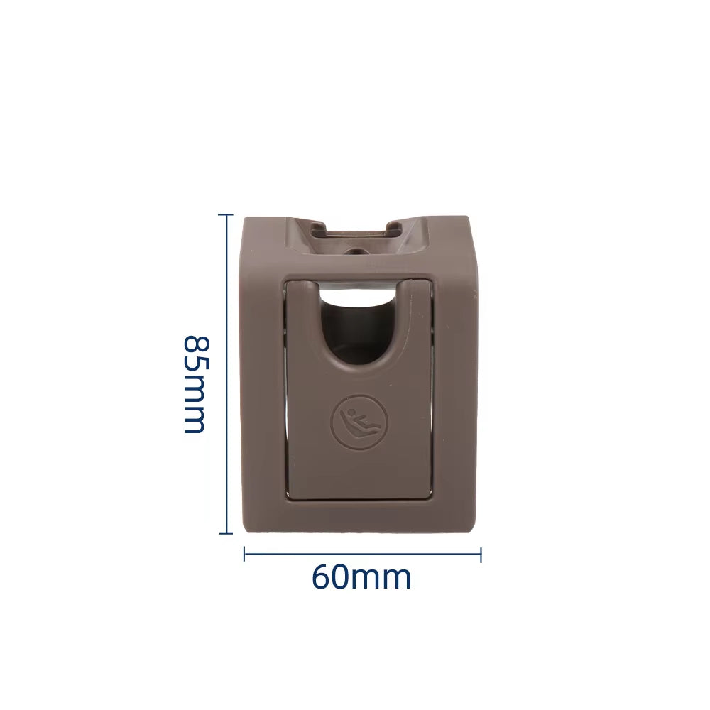 Black ISOFIX Child Seat Belt Buckle Cover For Lexus ES200 ES350 ES300H ES260 Rear Seat Safety Restraint Hook Trim Cap