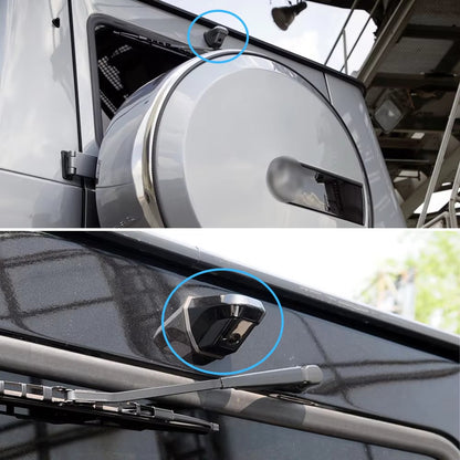 Car Rear View Camera Case Trunk Tailgate Camera Protection Cover For Mercedes Benz G Class W463 2009-2018 4638270023,4638210098