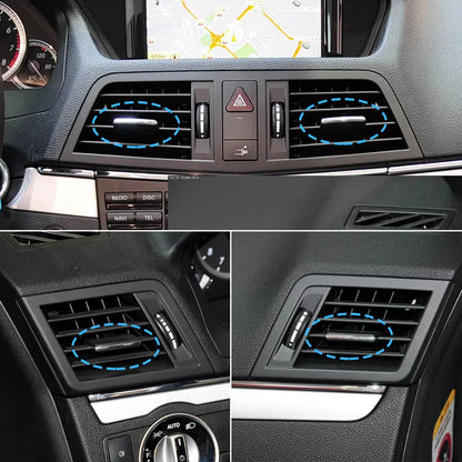 1/2/4PCS Car Air Vent Middle Left Right AC Vent Grille Paddle Clip Slider For Mercedes Benz E Class Cabriolet Coupe W207 E350