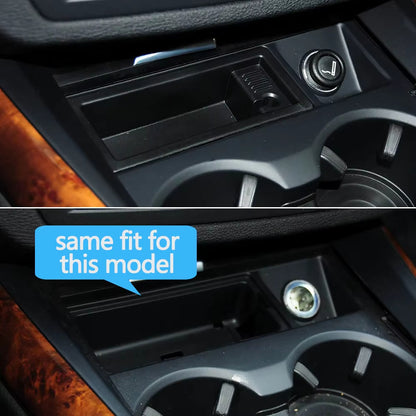 Car Front Center Console Insert Ashtray Liner For BMW X5 X6 E70 E71 E72 2007-2013 51166954945