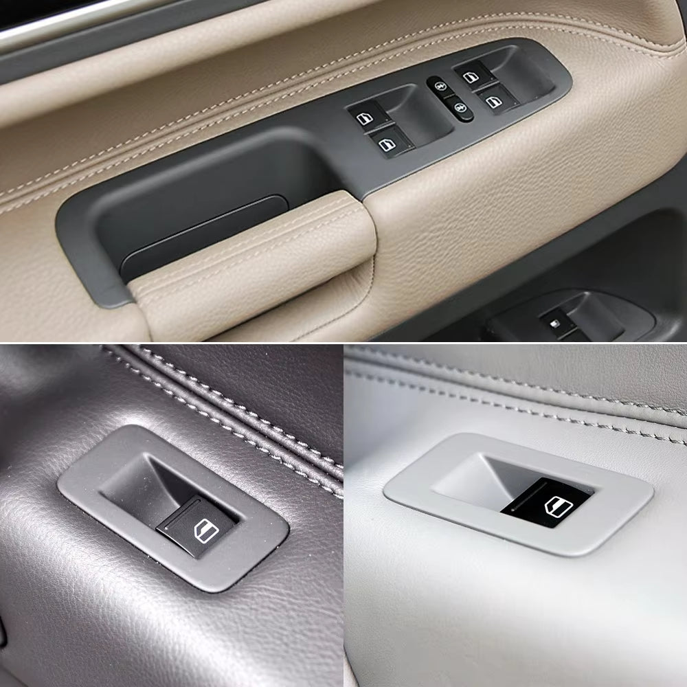 Car Front Rear Left Right Door Window Switch Cover Panel Trim Replacement For VW Volkswagen Touareg 2003-2010