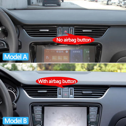 Car Front Rear Dashboard Air Vent AC Vent Grille Assembly For Skoda Octavia 3 A7 5E MK3 2015-2021 5E0820951,5E0819702,5ED819203