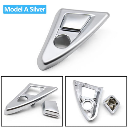 LHD RHD Car Front Center Console Armrest Box Switch Button Cover For BMW 5 Series F10 F11 F18 520 523 525 2011-2017