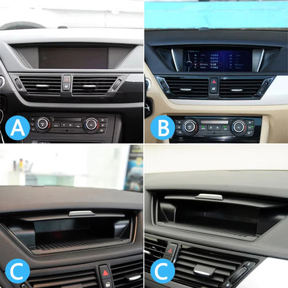 Car Interior Display Viewing Screen Instrument Panel CID Trim Cover For BMW X1 E84 2009-2015 51452991264,51459257640