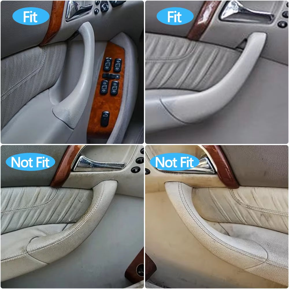 1/4PCS Car Front Rear Left Right Door Inside Grab Pull Handle Cover Trim Replacement For Mercedes Benz S Class W220 1998-2003