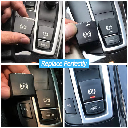 Electronic Parking Brake Switch Auto P Button Switch Cover For BMW 5 6 7 X3 X4 X5 X6 M5 Series F01 F02 F10 F12 F15 F16 F25 F26