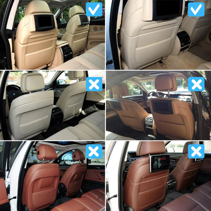 Front Seat Backrest Leather Pocket Pack Trim Cover Replacement For BMW 5 5GT 7 Series F10 F11 F07 F01 F02 730 735 740 2008-2013