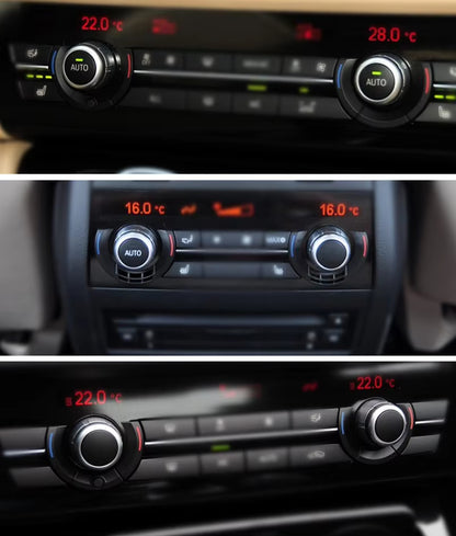 Rear Air Conditioning Temperature Adjustment Rotation Knob Control Button For BMW 5 6 7 Series F10 F06 F12 F07 F01 F02