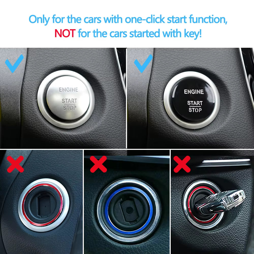 Car One-click Start Stop Button Engine Ignition Push Switch For Mecedes BENZ All Series W204 W205 W251 W221 W176 W166
