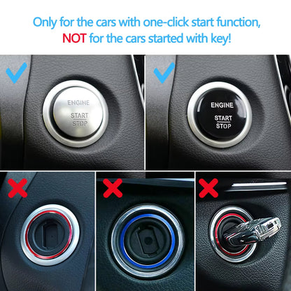 Car One-click Start Stop Button Engine Ignition Push Switch For Mecedes BENZ All Series W204 W205 W251 W221 W176 W166