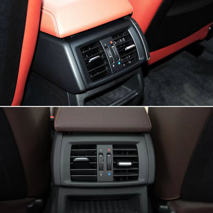 Car Rear AC Fresh Air Conditioning Vent Grille Cover Outlet Assembly Or Panel For BMW X3 X4 F25 F26 2011-2018 64229200888