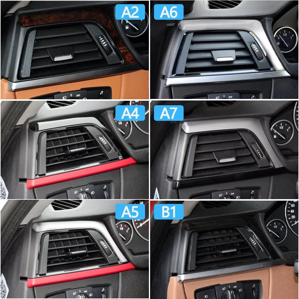 LHD Car Left Air Conditioner AC Vent Grill Outlet Panel Frame Cover For BMW 3 4 Series F30 F31 F34 F35 F32 F33 F36 F82 F83