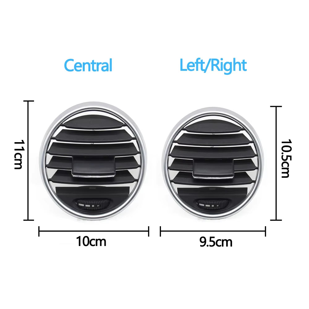Car Front Dashboard Left Right Central AC Vent Grille Panel Cover For Mercedes Benz W164 M ML GL Class ML300 ML450 2005-2012