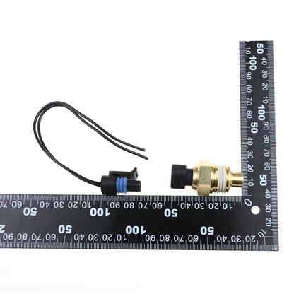 New 5055401 Q21-1002 Temp Temperature Sending Sensor With Plug For Peterbilt 379 Kenworth T600 T660 T800 Q211002 505-5401