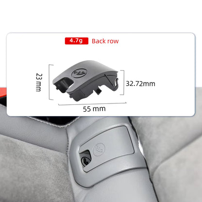 Rear Child Seat Safety ISOFIX Cover Restraint Hook Buckle Plate For Audi Q3 Macan 2013-2018 Replace 8U0887187 Auto Accessories