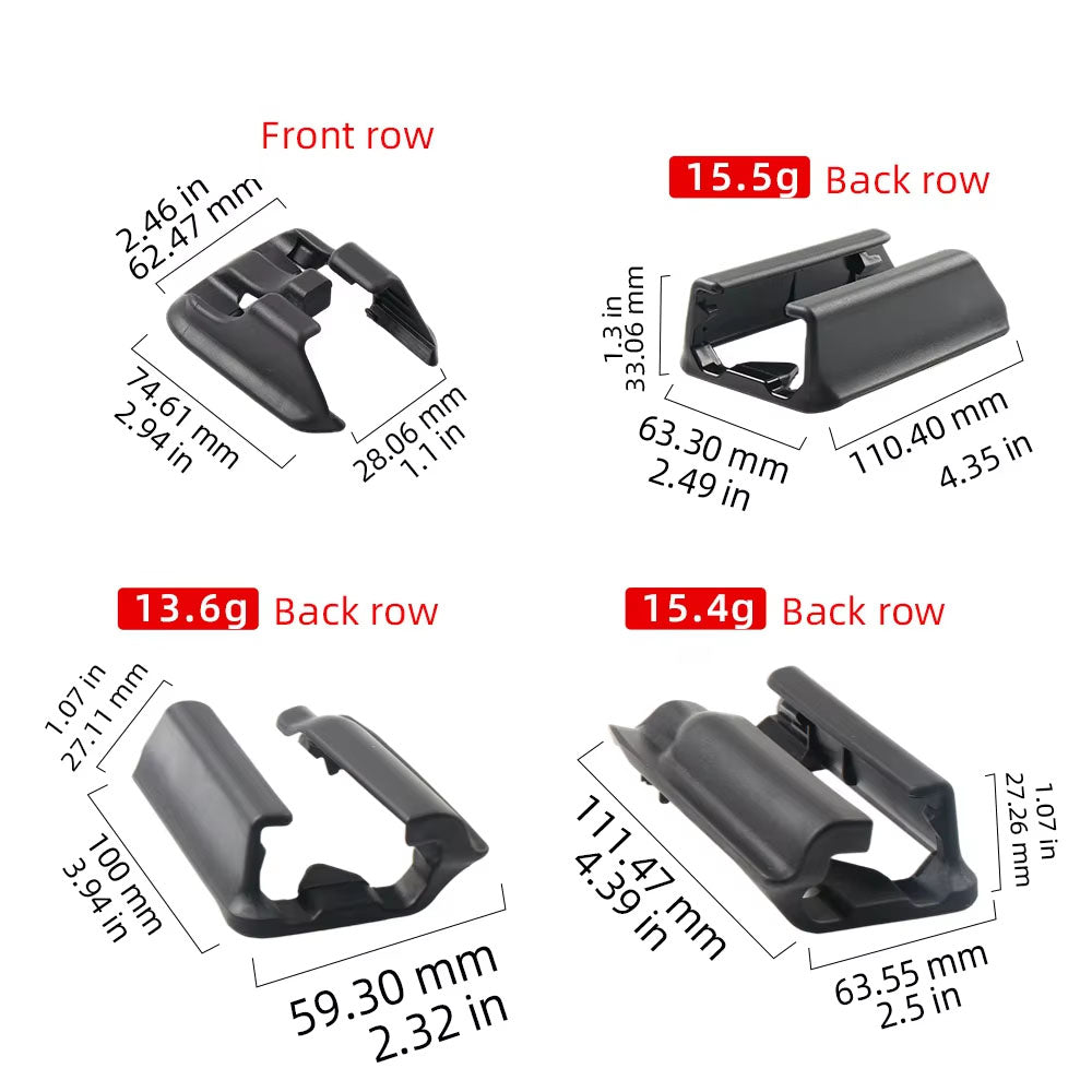 Front Seat Rail Trim Cover Track Panel For Toyota ASZ10 AXZA10 MXUA80 KZSM30 JPD20 2018-2022 Interior Slide Rail Molding