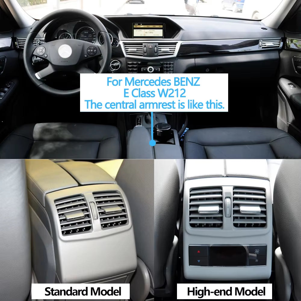 Model A Rear Air Conditioner Vent Grille Outlet Cover For Mercedes Benz W212 E Class 212 Sedan E200 E260 E300 2009-2012