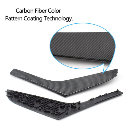 Black Car Interior Door Left Right Pull Handle Cover Trim For Volkswagen VW Golf 6 GTI MK6 2009 2010 2011 2012 2013 2014