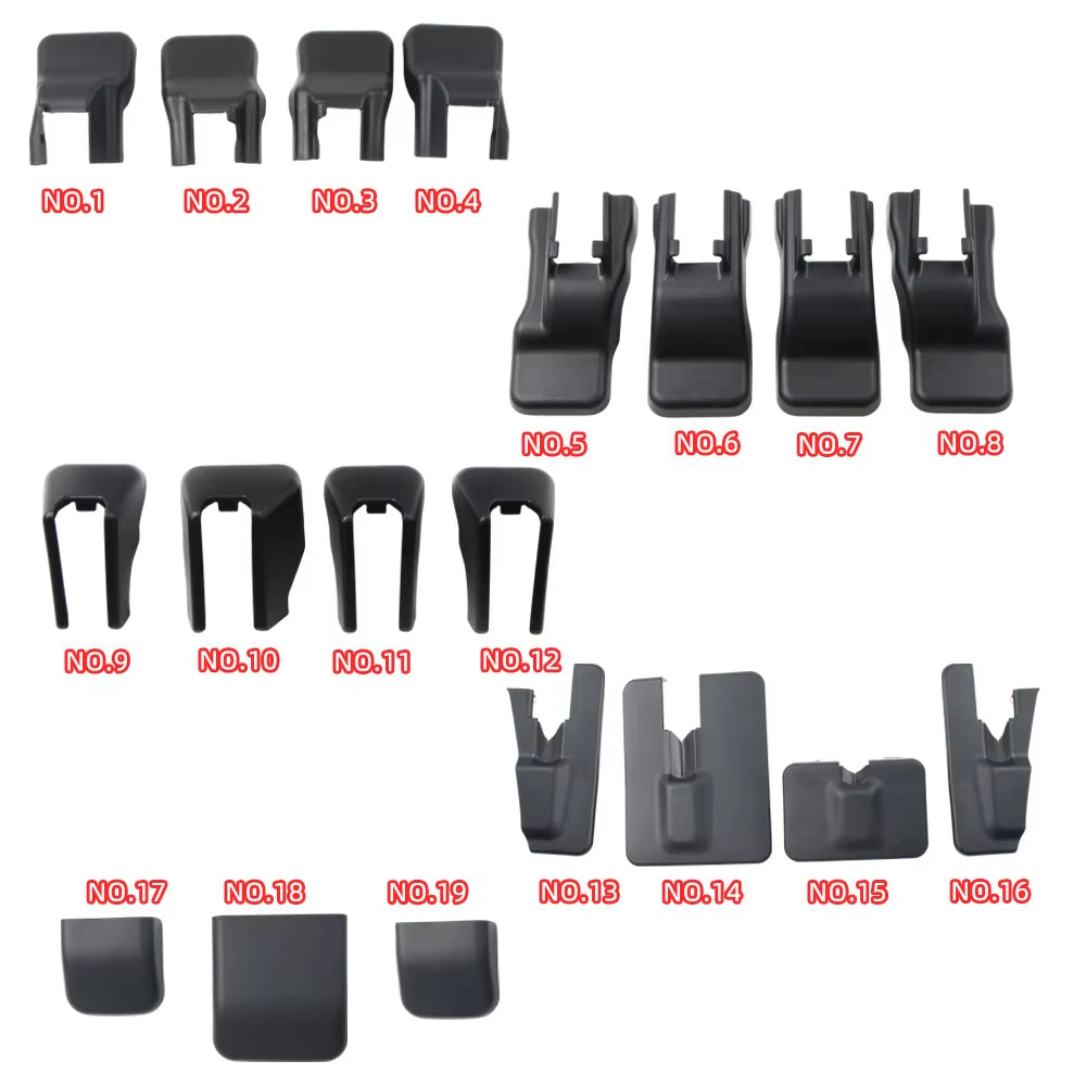 Car Front Row Seat Track Cover Cap For Toyota Highlander XU70 2015-2021 Seat Rail Protection Trim Auto Interior Accessories