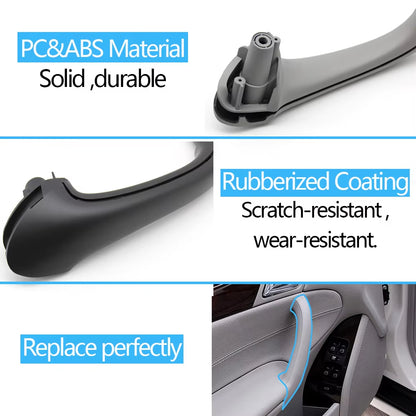 2PCS/4PCS Car Interior Accessories Front Left Right Door Pull Handle Set Replacement For Mercedes Benz W203 C Class 2000-2007