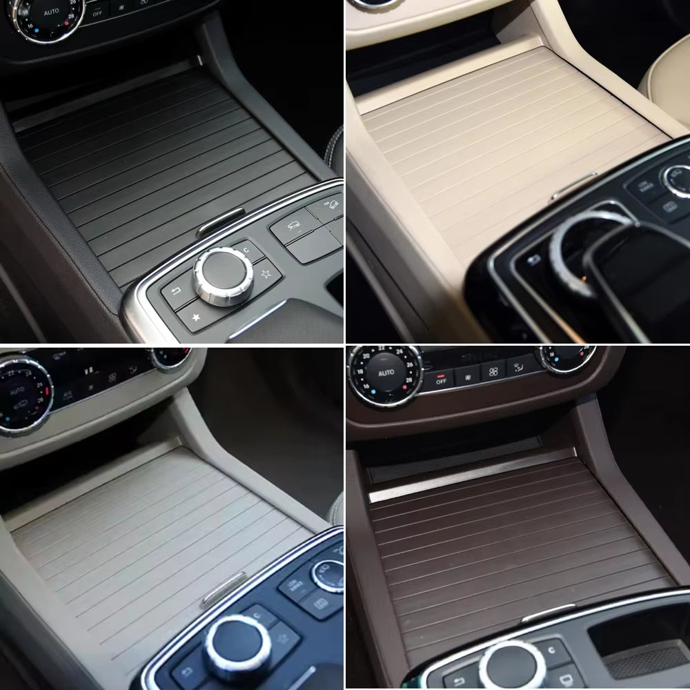 Car Center Console Drink Cup Holder Shutter Roller Cover For Mercedes Benz ML GL GLE GLS Class W166 ML300 GLE350 1666803814