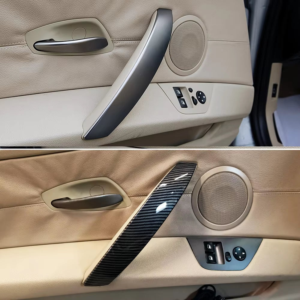 Left Right Hand Driver Car Interior Door Pull Handle Cover Trim Replacement For BMW Z4 E85 E86 2002-2008