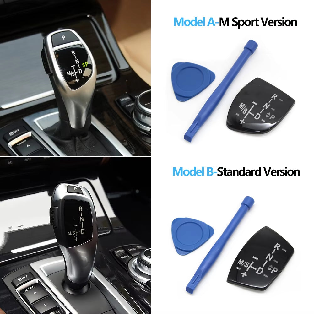 Car Gear Shift Knob Panel Gear Button Trim Cover M Sport Sticker For BMW 1 2 3 4 5 6 7 X3 X4 X5 X6 F20 F30 F31 F10 F11 F10 F11