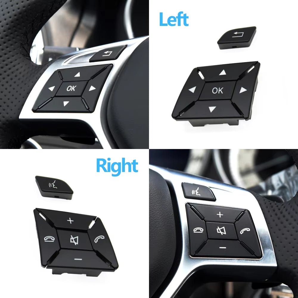 W204 Car Steering Wheel Switch Multi-functional Button For Mercedes BENZ C E A GLK Class X204 W212 W156 W246 W207 W117 W218