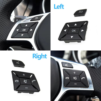 W204 Car Steering Wheel Switch Multi-functional Button For Mercedes BENZ C E A GLK Class X204 W212 W156 W246 W207 W117 W218