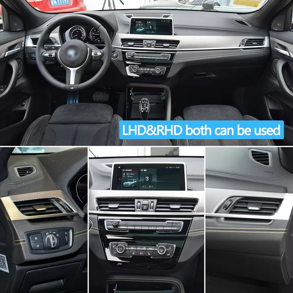Car Front Dashbpard Air Conditioning Middle Left Right AC Vent Grille Repair Kit For BMW X1 X2 2 Series F48 F49 F39 F45 F46