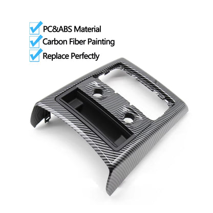 Upgraded Rear Air Conditioning AC Vent Grille Outer Frame Ashtray Cover Trim Replacement For BMW 3 Series E90 E91 2005-2012