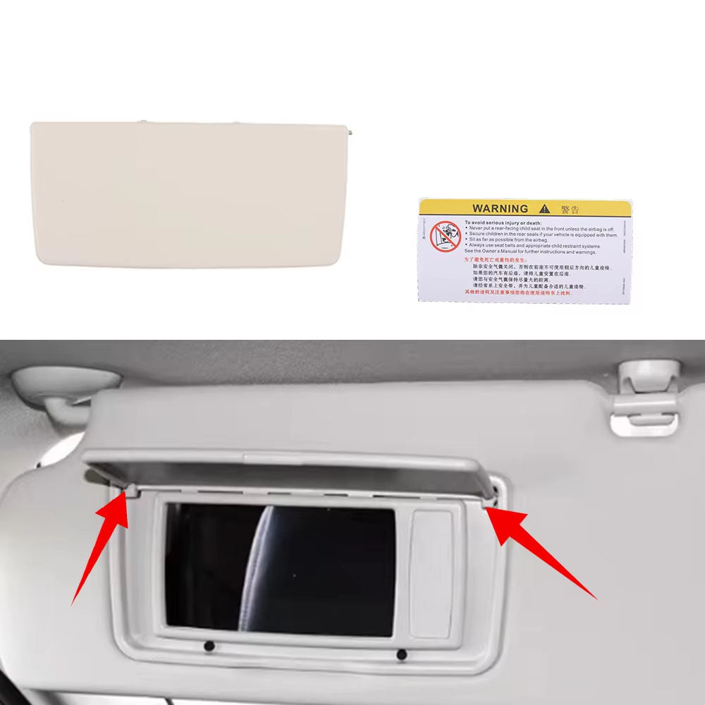 Car Sun Visor Makeup Mirror Cover Replacement for Honda CRV CR-V RE1 2007-2011 -Auto Interior Cosmetic Mirror Cover Accessories
