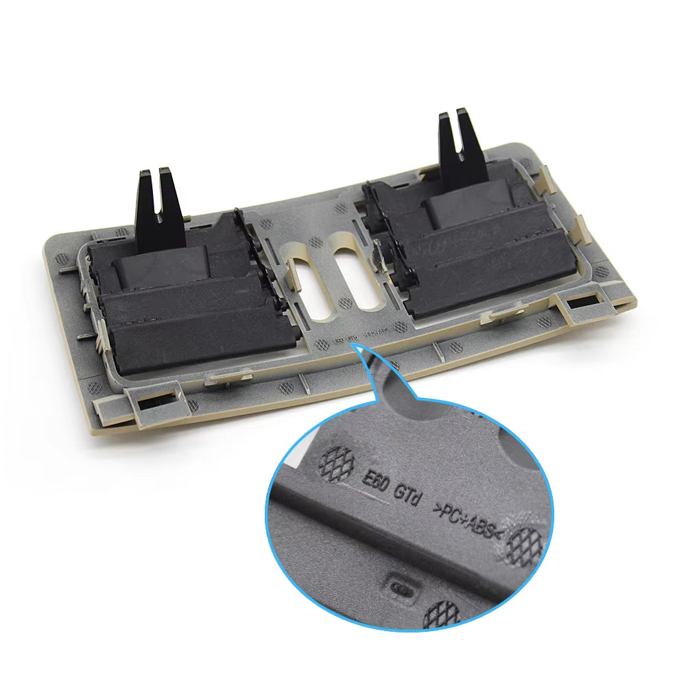 E60 E61 Car Rear Center Console Air Conditioning AC Vent Grille Cover Air Vent Panel For BMW 5 Series E60 E61 545i 550i