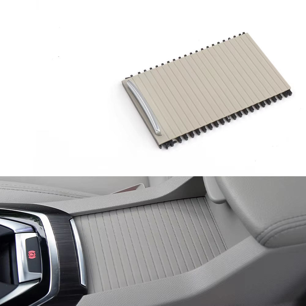 Car Armrest Curtain Center Console Shutter Cover for Peugeot 408 308S Storage Box Black