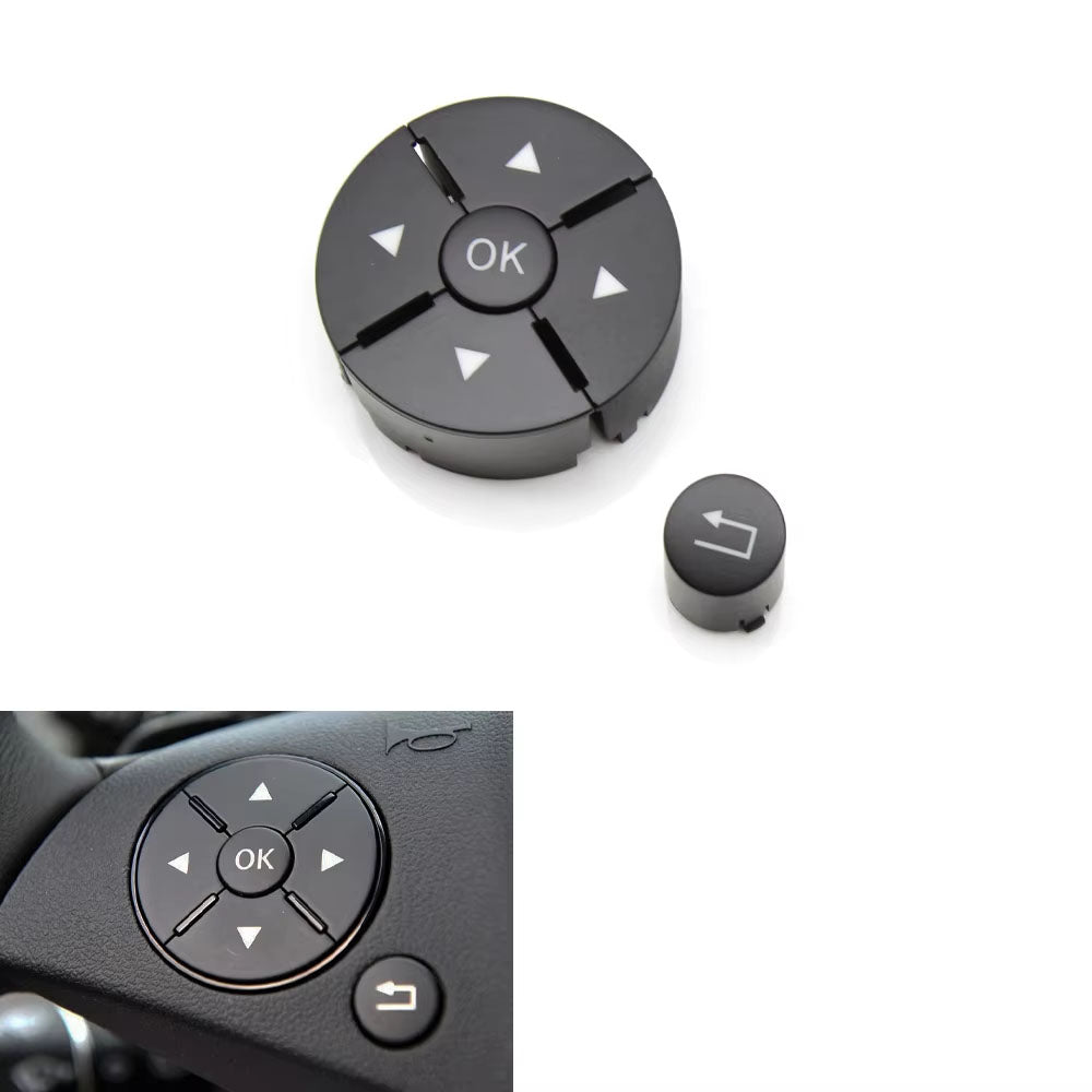 Car Multi-function Steering Wheel Control Buttons Cover For Benz C GLK E Class W204 X204 W207 W212 C180 C200 C250 C260 C300 C350