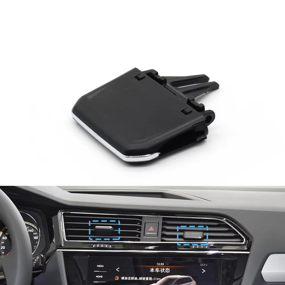 Car Front Air Conditioning AC Vent Toggle Piece Outlet Card Clip Wind Direction Plectrum Knob For VW Volkswagen Tiguan 2017-2022