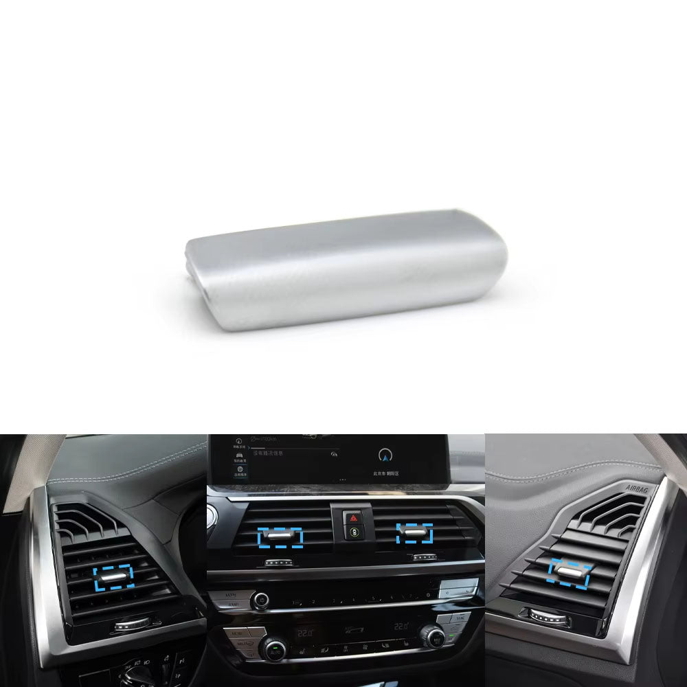 Car Front Rear Air Conditioning AC Vent Outlet Tab Clip Slider Toggle Piece For BMW X3 X4 G01 G02 F97 F98 2018 2019 2020 2021