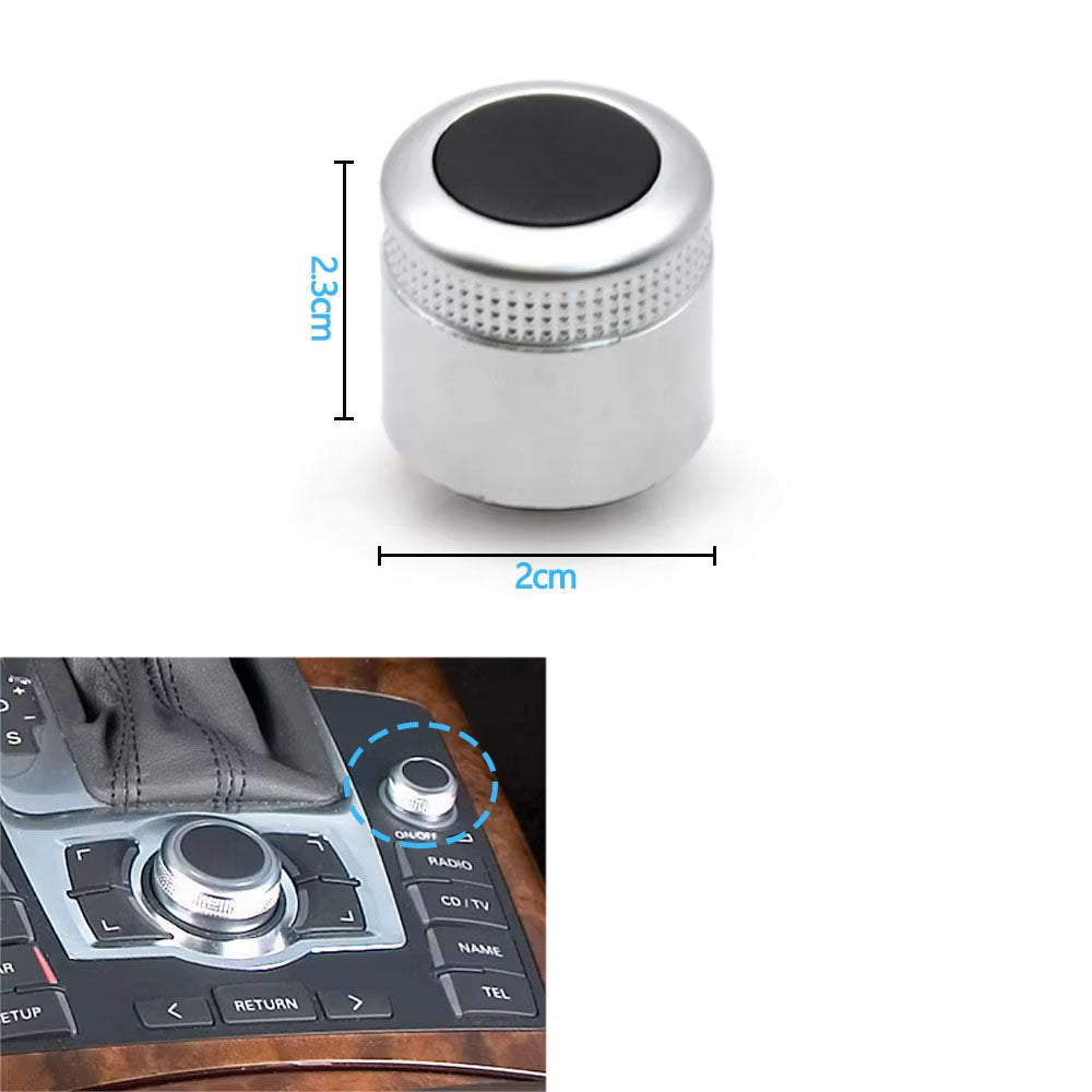 Car Audio Volume Radio Knob Multimedia Navigation Adjustment Control Switch Knob For Audi A6 A7 C6 C7 C8 Q7 Q8 A8 4F0919070