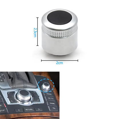 Car Audio Volume Radio Knob Multimedia Navigation Adjustment Control Switch Knob For Audi A6 A7 C6 C7 C8 Q7 Q8 A8 4F0919070