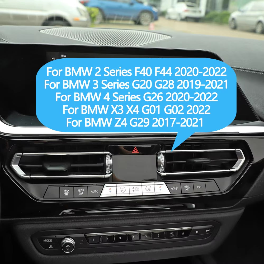 Car Middle Air Vent Outlet Grille AC Slide Clip Repair Kit For BMW 1 2 3 4 Z4 X3 X4 Series F40 F44 G20 G28 G29 G01 G02