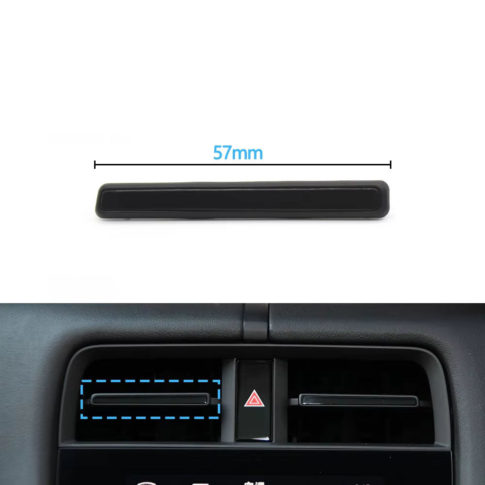 Car Front Air Conditioning Left Right Middle AC Vent Grille Center Air Vent Trim Strip For Porsche Taycan 9J1 2019 2020-2025