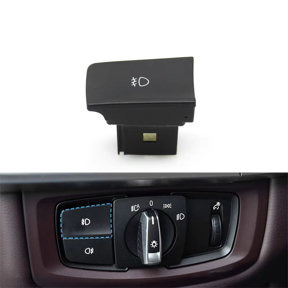 Car Front HeadLamp Rotary Foglight Button Headlight Switch Cover Panel For BMW 2 Series F45 F46 X5 X6 F15 F16 X5M X6M F85 F86